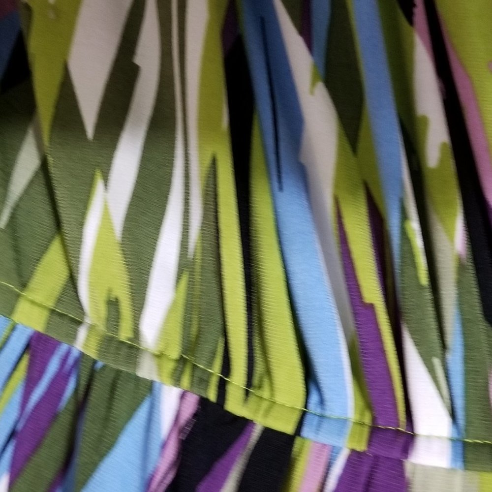 COPY - Sleveless Colorful Hi-Lo Maxi - Picture 5 of 10